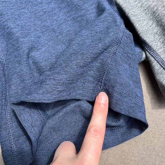 Outdoor Voices Warmup 5" Short - Colorblock (Blue, black, & grey) - Picture 10 of 10